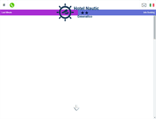 Tablet Screenshot of hotelnautic.net